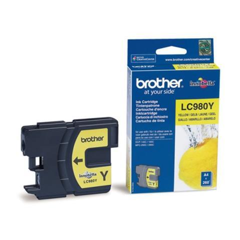 Brother-DCP-145-Tusz-oryginalny-LC980Y-Yellow-260str