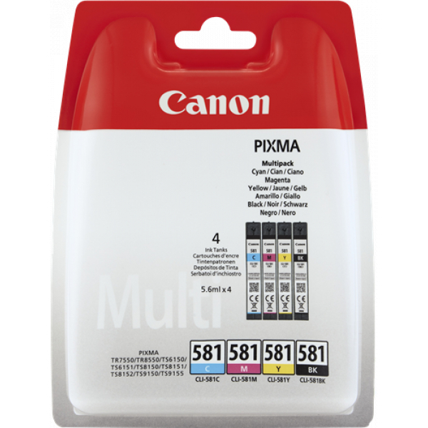 Canon-TS9100-Tusz-oryginalny-CLI-581-CMYBK-Multipack