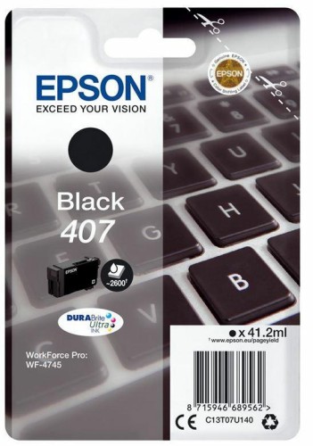 Epson-Tusz-oryginalny-WF-4745-C13T07U140-Bk-407XL-2600-stron-