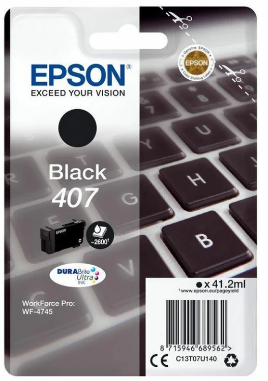 Epson-Tusz-oryginalny-WF-4745-C13T07U140-Bk-407XL-2600-stron-