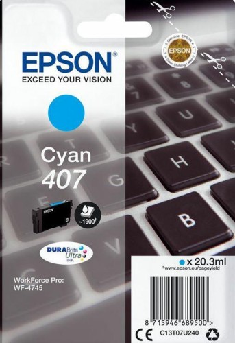 Epson-Tusz-oryginalny-WF-4745-C13T07U240-Cyan-407XL-1900-stron