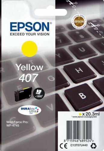 Epson-Tusz-oryginalny-WF-4745-C13T07U440-Yel.-407XL-1900-stron
