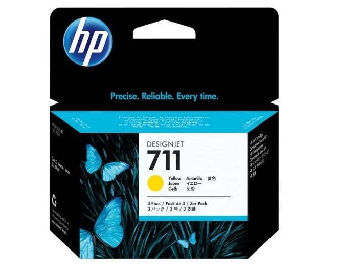 HP-T520-Tusz-oryginalny-nr-711-CZ136A-Yello-3x29ml-3pack