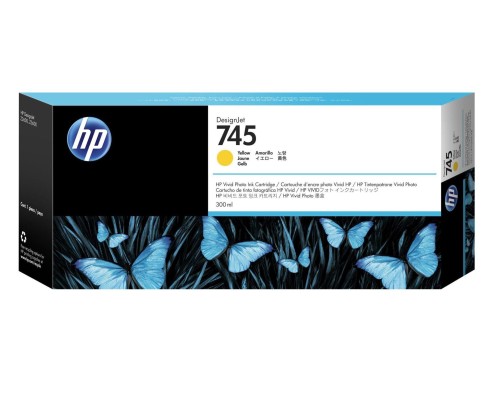 HP-Z2600-Tusz-oryginalny-nr-745A-F9K02A-Yellow-300ml
