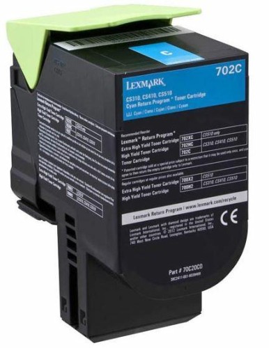 Lexmark-Toner-oryginalny-70C20C0-Cyan-1K