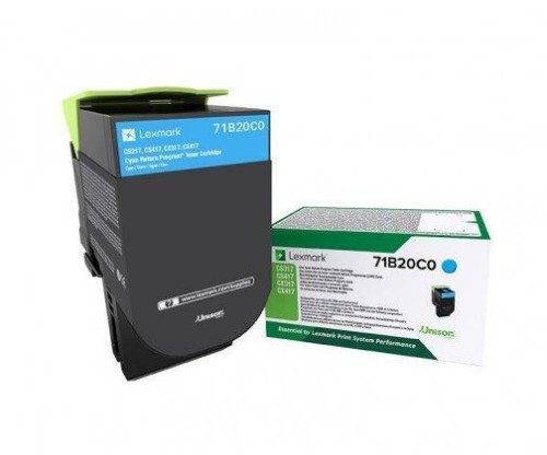 Lexmark-Toner-oryginalny-71B20C0-Cyan-2.3K