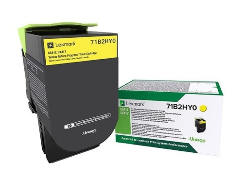 Lexmark-Toner-71B2HY0-Yellow-3.5K