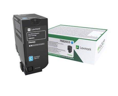 Lexmark-Toner-oryginalny-75B20C0-Cyan-10K