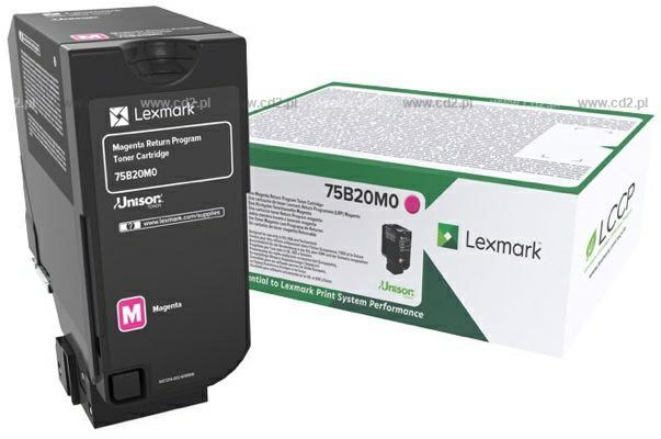 Lexmark-Toner-oryginalny-75B20M0-Magenta-10K