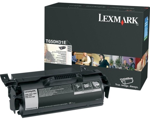 Lexmark-Toner-T650-T650H31E-Black-25K