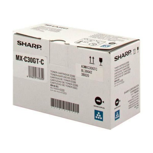Sharp-Toner-oryginalny-MX-C30GTC-Cyan-6K