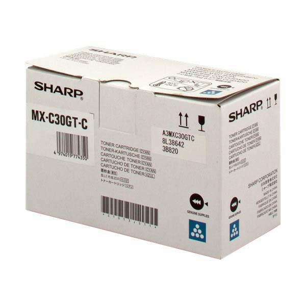 Sharp-Toner-oryginalny-MX-C30GTC-Cyan-6K