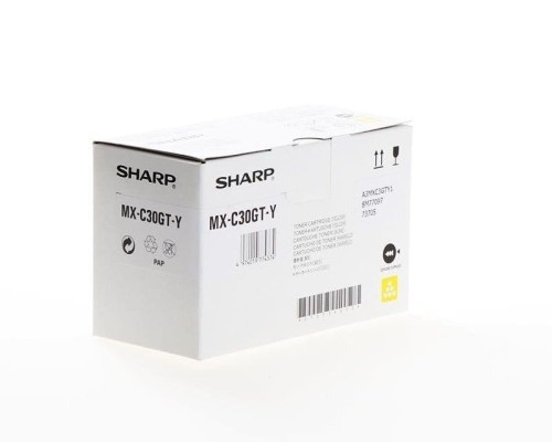 Sharp-Toner-oryginalny-MX-C30GTY-Yellow-6K