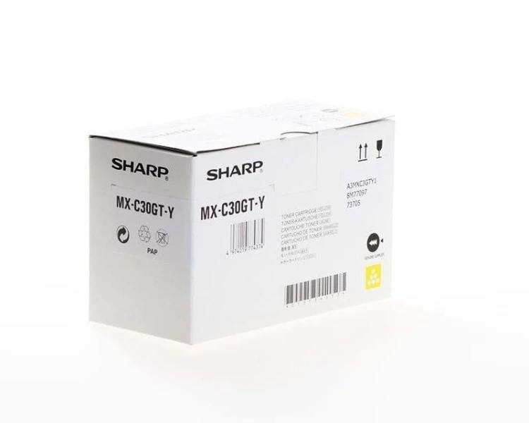Sharp-Toner-oryginalny-MX-C30GTY-Yellow-6K