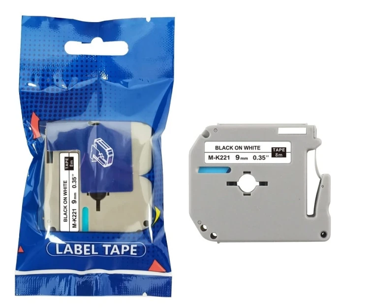 Tasma-BROTHER-M-K221-9mm-x-8m-czarny-na-bialym-zamiennik