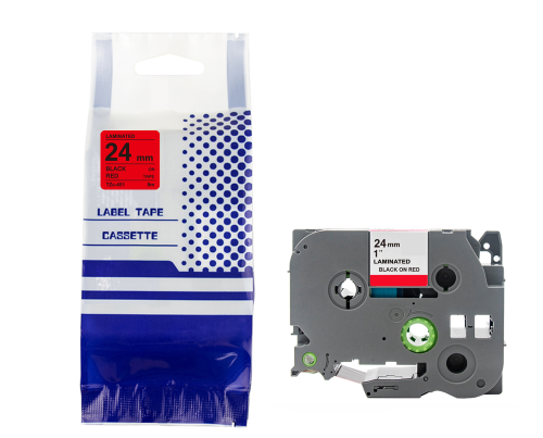 Tasma-BROTHER-TZe-451-24mm-x-8m-czarny-na-czerwonym-zamiennik