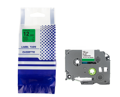 Tasma-BROTHER-TZE-731-12mm-x-8m-czarny-na-zielonym-zamiennik