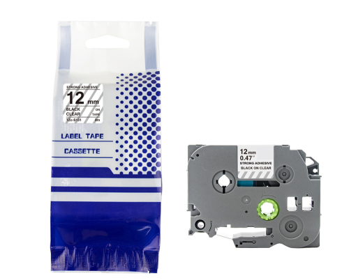Tasma-BROTHER-TZe-S131-12mm-x-8m-czarny-na-przezroczystym-zamiennik