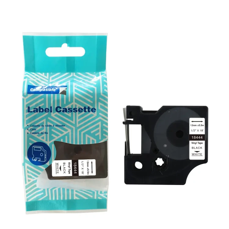 Tasma-DYMO-D1-18444-12mm-x-5.5m-S0718600-czarny-na-bialym-zamiennik