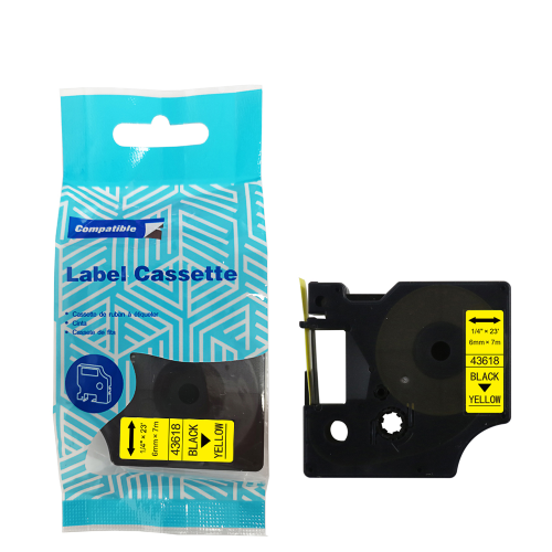 Tasma-DYMO-D1-43618-6mm-x-7m-S0720790-czarny-na-zoltym-zamiennik