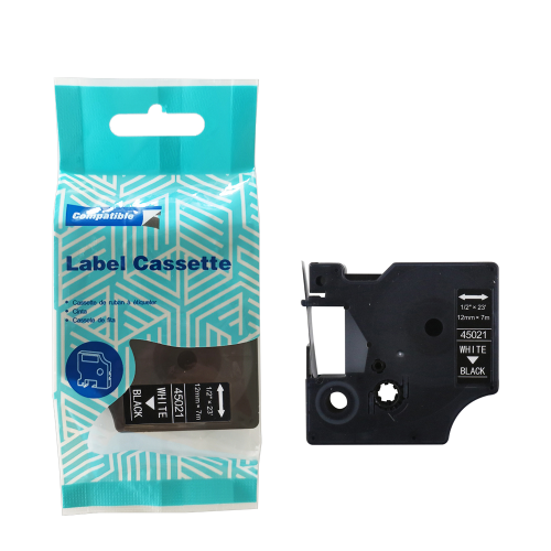 Tasma-DYMO-D1-45021-12mm-x-7m-S0720610-bialy-na-czarnym-zamiennik