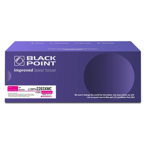 Toner Black Point LCBPH2203XMC Zamiennik  HP W2203X  6300 stron Magenta HP 4202 4302.jpg