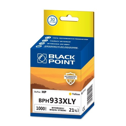 Black-Point-tusz-BPH933XLY-zamiennik-do-drukarki-HP-8100-HP-8600-HP-8620-zastepuje-HP-CN056AE-zolty