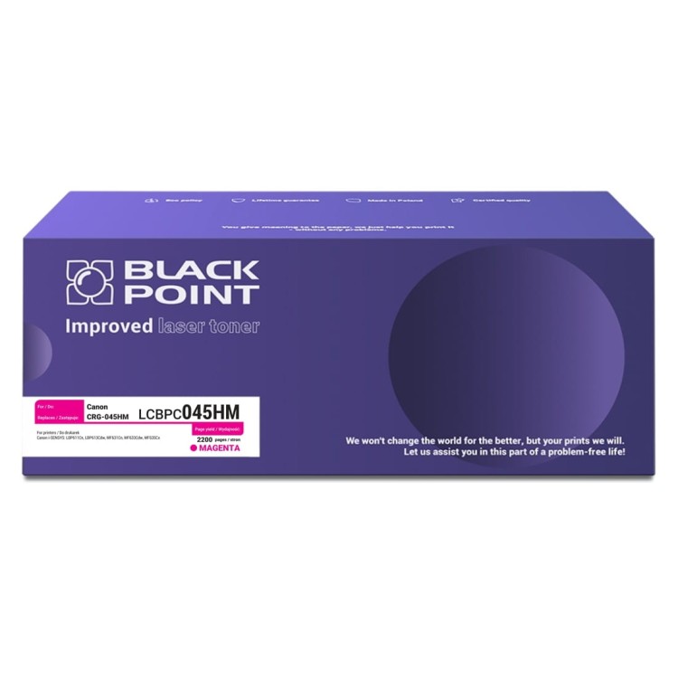Black-Point-toner-LCBPC045HM-zamiennik-do-drukarki-Canon-MF633Cdw-LBP611Cn-MF634Cdw-zastepuje-Canon-CRG-045HM-magenta