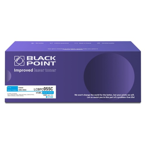Black-Point-toner-LCBPC055C-zamiennik-do-drukarki-Canon-LBP663Cdw-LBP664Cx-zastepuje-Canon-CRG-055C-cyan