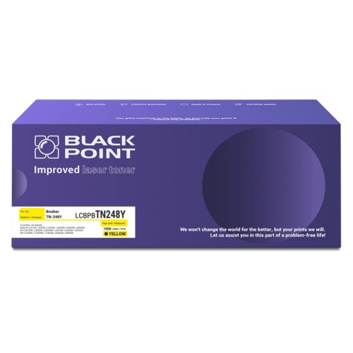 zamiennik-Toner-Black-Point-Color-Brother-zamiennik-TN-248Y-yellow