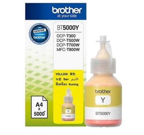Brother-Tusz-oryginalny-BT5000Y-Yellow