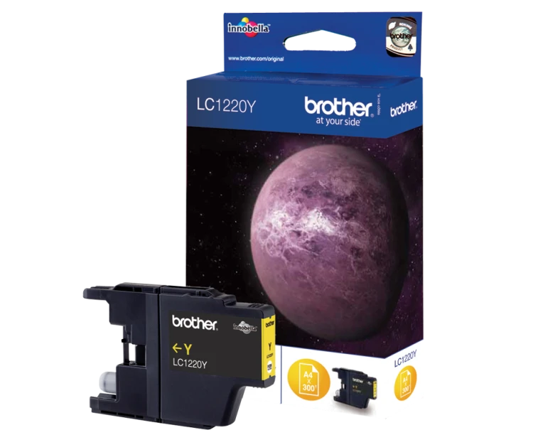 Brother-925-Tusz-oryginalny-LC1220Y-Yellow