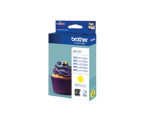 Brother-4510-Tusz-oryginalny-LC123Y-Yellow