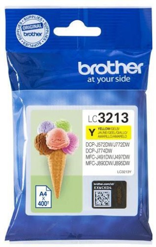 Brother-J572-Tusz-oryginalny-LC3213Y-Yellow
