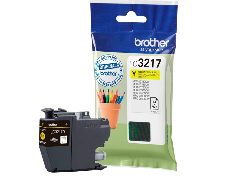 Brother-6935-Tusz-oryginalny-LC3217Y-Yellow